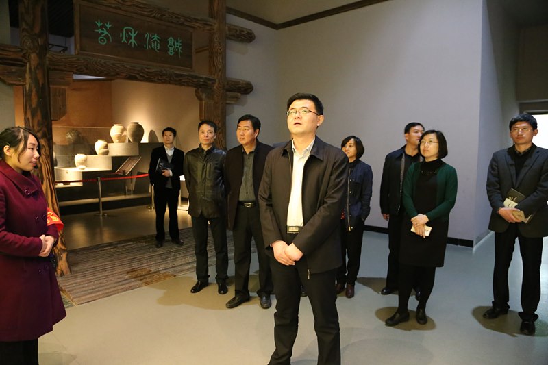 山东省邹城市党政代表团一行参观武进博物馆